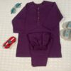 Boys Solid Color Kurta Pajama Set